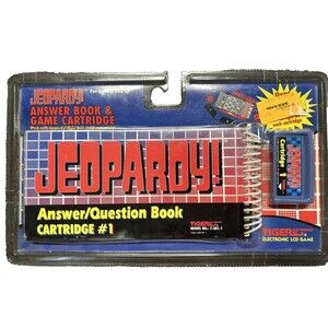 Electronic JEOPARDY Answer Book And Cartridge #1 Tiger Electronics Model 7-581-1